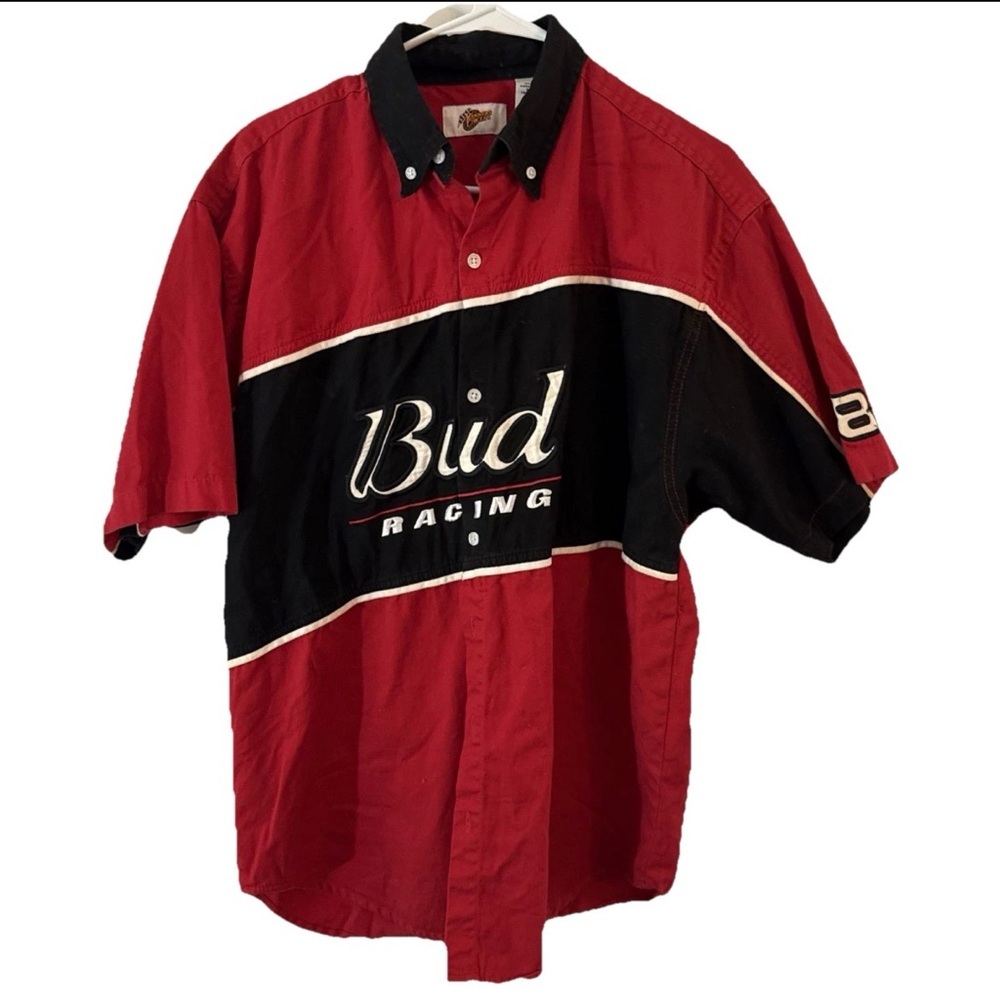 VTG NASCAR Winner’s Circle Budweiser Beer Bud Racing Jersey - Men’s Size XL